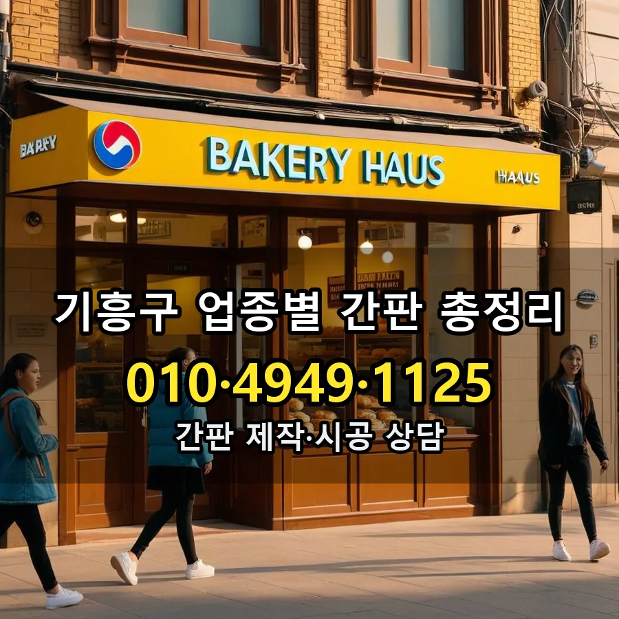 업종별 간판 총정리 설치 현장